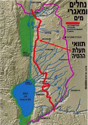 נחלים ומאגרי מים בגולן