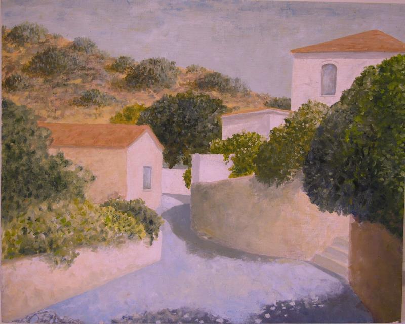 ציור אקריליק לביקורת עבודות